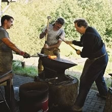 Schmieden im Westerwald - Feuerschweißen