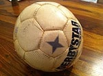 UPCYCLING-Fußball-Lampe 