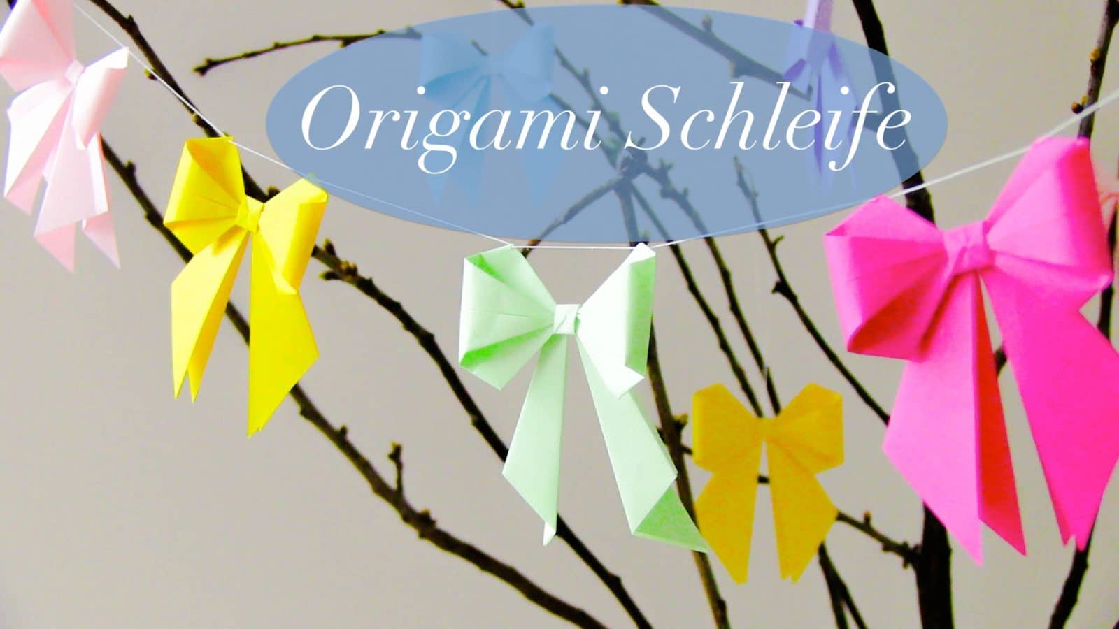 Diy Origami Schleife Videoanleitung Handmade Kultur