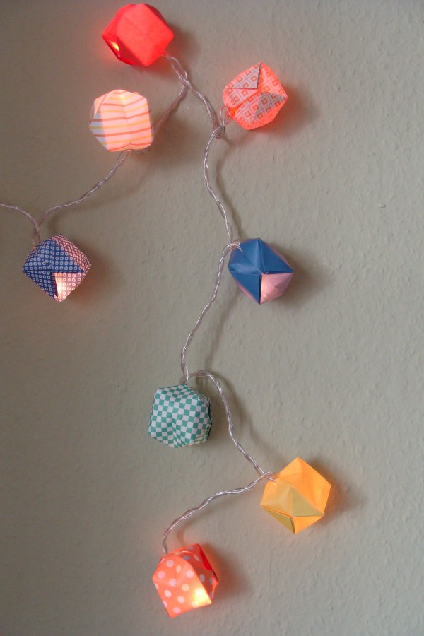 DIY: Lampions für eine Lichterkette basteln