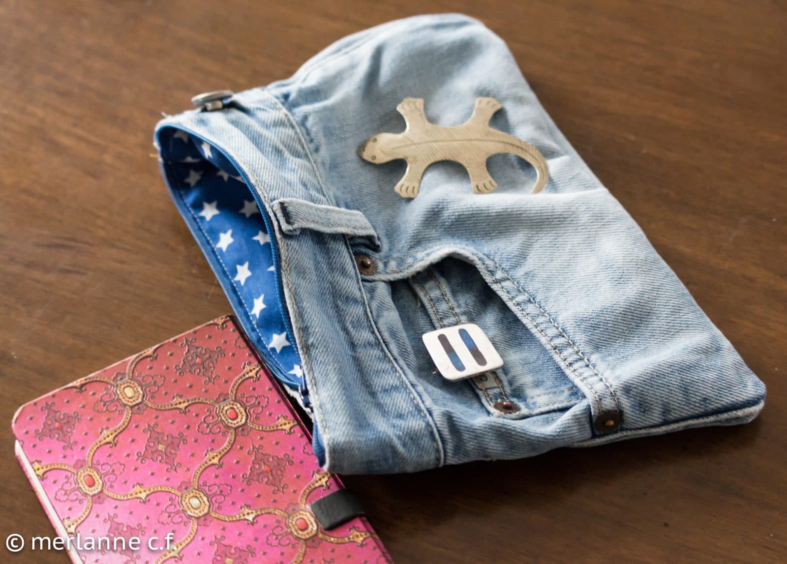 Upcycling-Jeans-Täschchen - HANDMADE Kultur