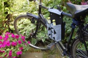 Fahrradtasche für 4 Flaschen aus Filz mit Anleitung