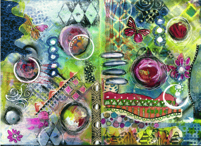 Kurs Mixed Media Collage Mit Stempeln Und Schablonen Handmade Kultur