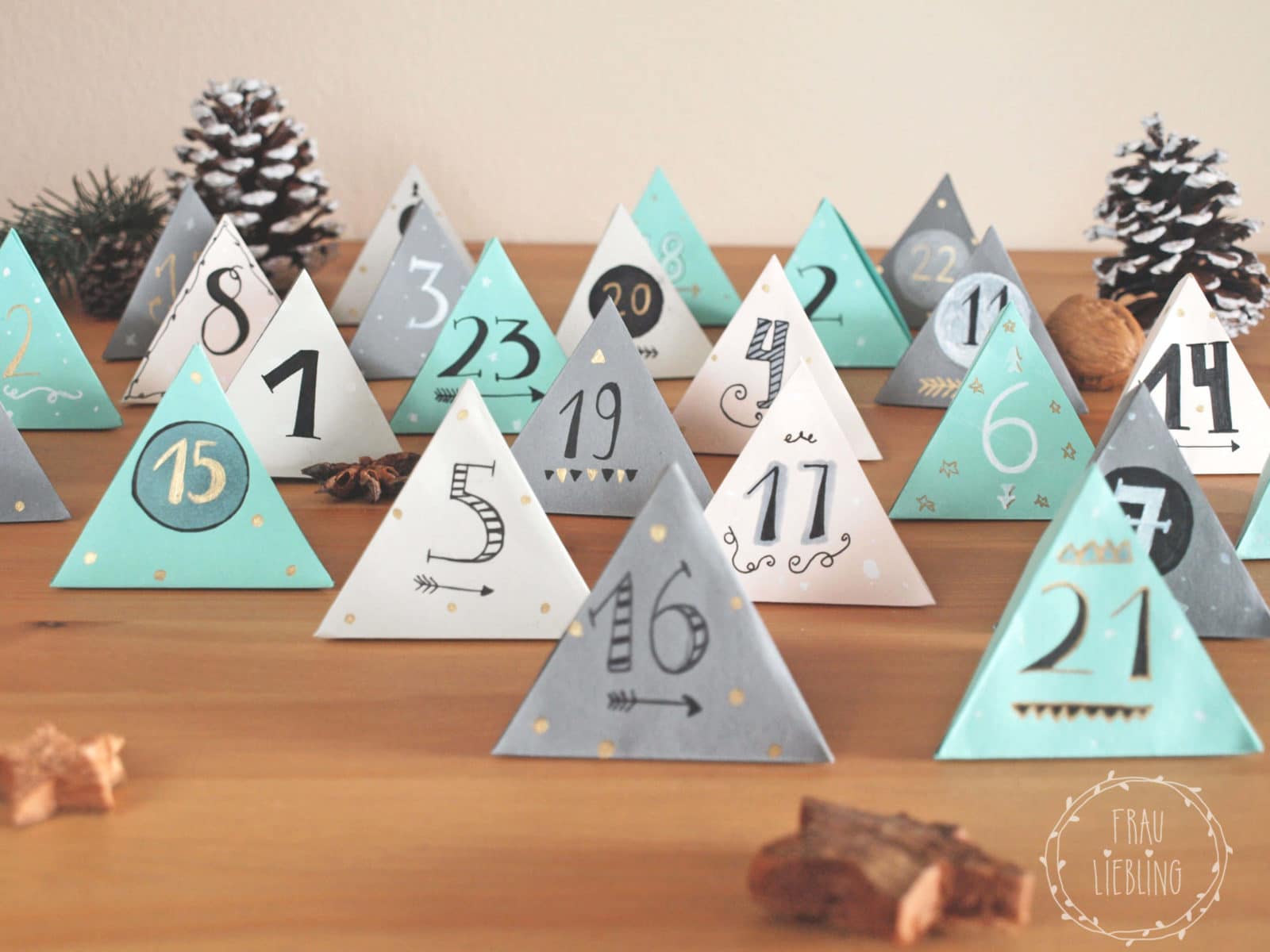 Last minute DIY Adventskalender - HANDMADE Kultur