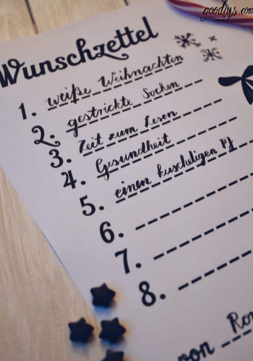 DIY Wunschzettel - HANDMADE Kultur