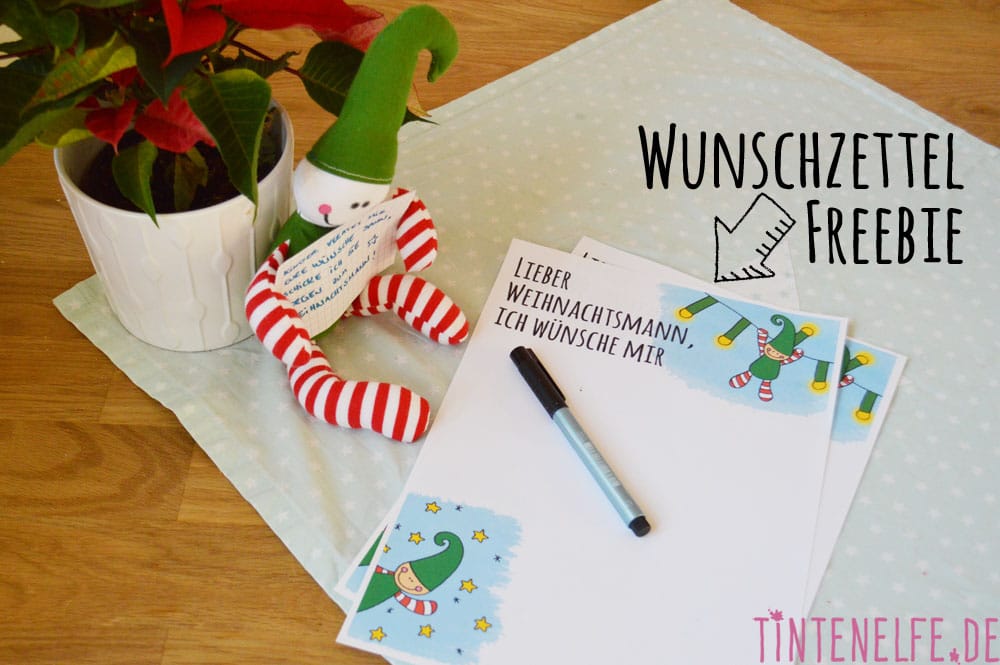 Free Prinable Wunschzettel - HANDMADE Kultur