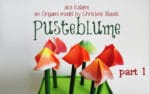 Pusteblume - ein Origami Windspiel