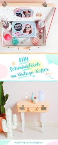 DIY KOFFERTISCH SELBER BAUEN / SCHMINKTISCH AUS EINEM VINTAGE-KOFFER