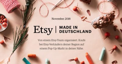 Etsy - Made in Deutschland Pop-up Shop Leipzig - Termine bei HANDMADE