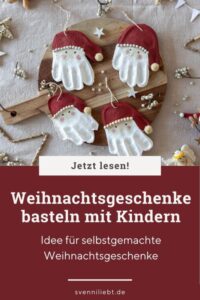 Basteln mit Kindern: Weihnachtsgeschenke aus Salzteig