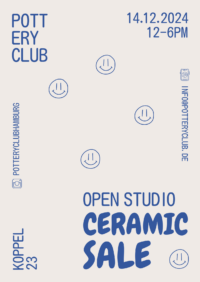 Open Studio Ceramic Sale am 14. Dez. in der Koppel 23 in Hamburg