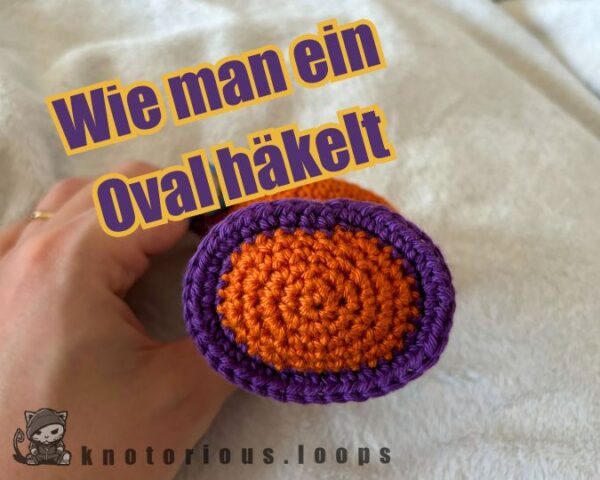 Wie man ein Oval häkelt