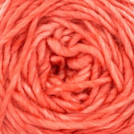 Aran Single solids handgefärbt Auslauf Ruby Grapefruit - Cowgirl Blues