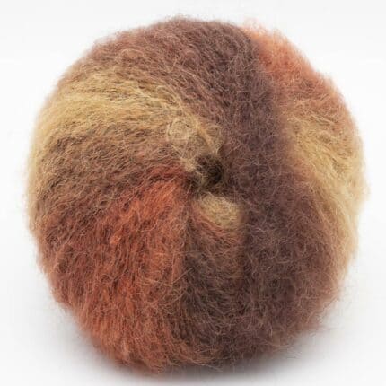 Baby Silk FLUFFY Farbverlauf Rostbraun - Kremke Soul Wool