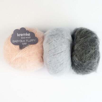 Baby Silk FLUFFY Solid - Kremke Soul Wool