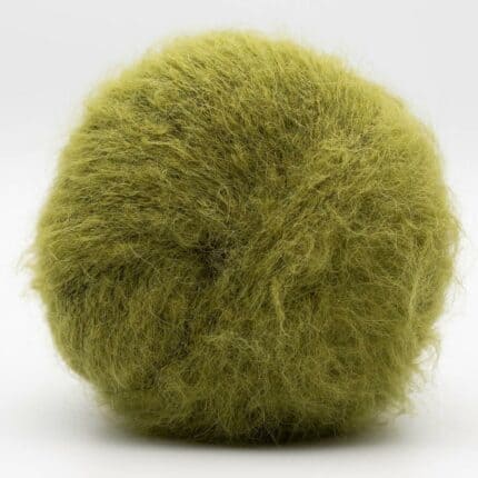 Baby Silk FLUFFY Solid Olive - Kremke Soul Wool