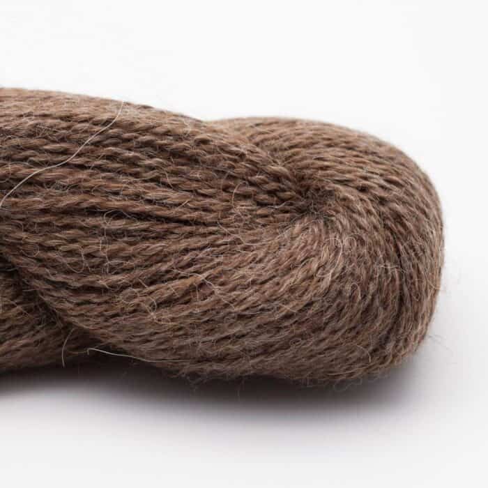 Babyalpaca 10/2 auf 50g RAS Braun Melange RAS - BC Garn