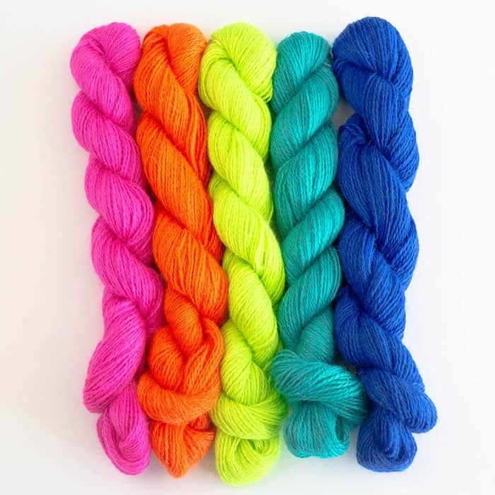 Babyalpaca 10/2 SET 125g Neon Farben - BC Garn