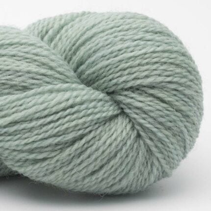 British Blue Wool FINGERING Frosty Green - Erika Knight