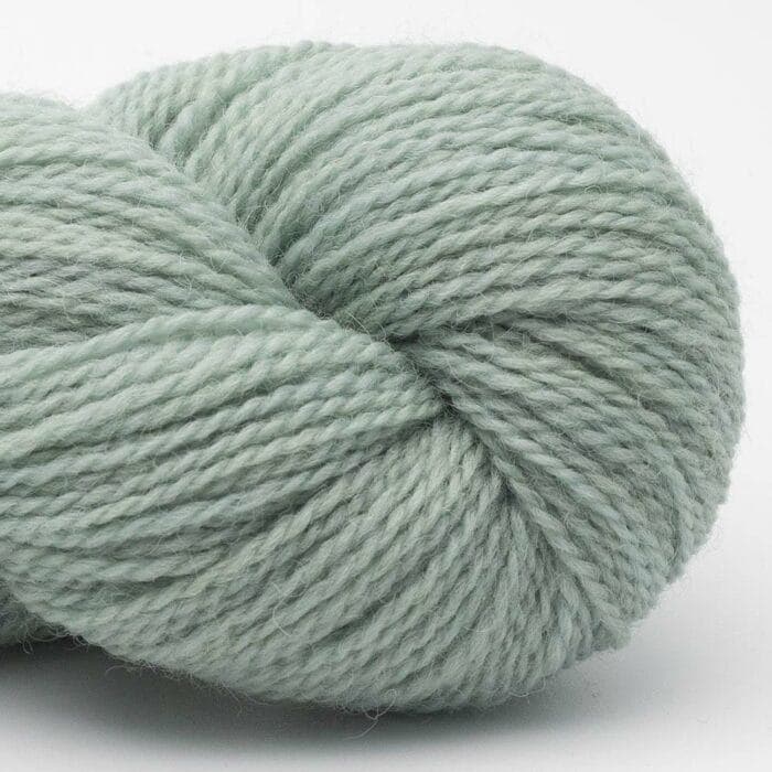 British Blue Wool FINGERING Frosty Green - Erika Knight