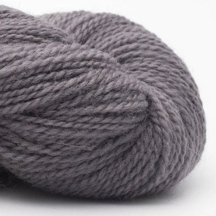 British Blue Wool FINGERING Heathered Anthracite - Erika Knight