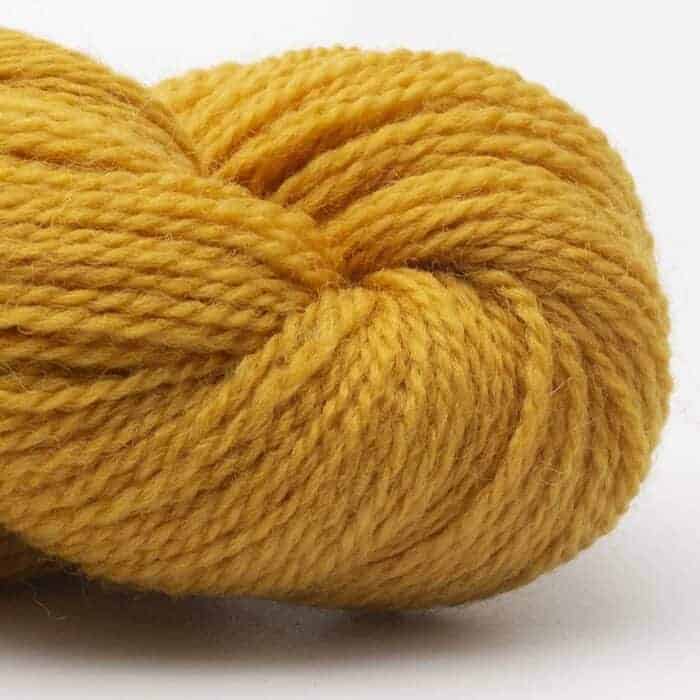 British Blue Wool FINGERING Mustard - Erika Knight