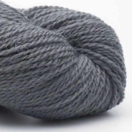 British Blue Wool FINGERING Steel - Erika Knight