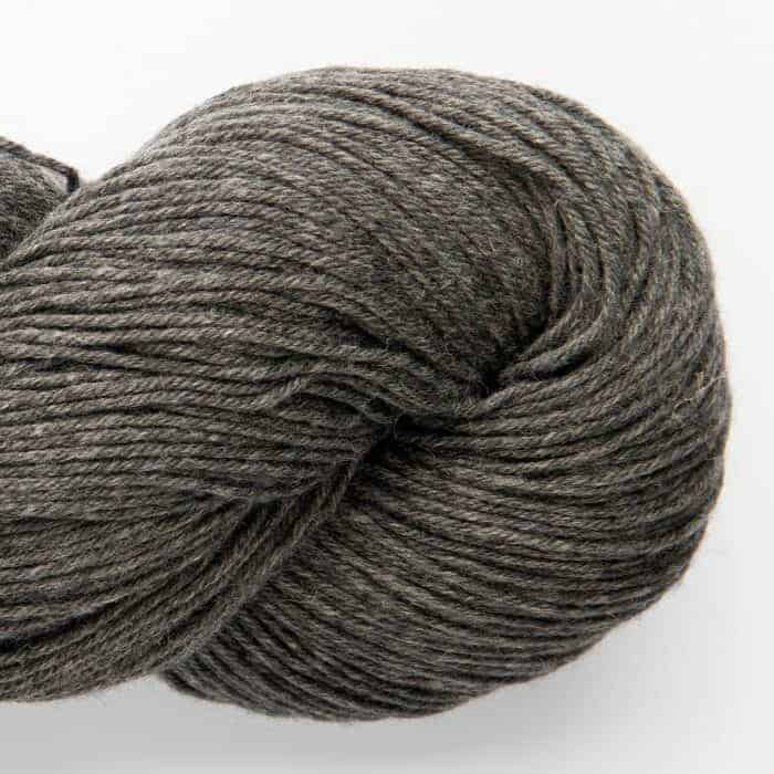 Chaski Merino Cotton Linen Blend Very Dark Grey Melange - Amano