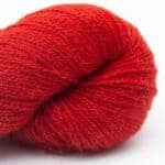 Dry Desert Camel 2-ply LIGHT fingering handgesponnen blushy reddish (red) - Nomadnoos