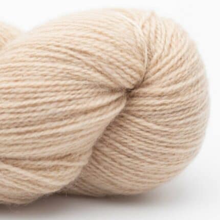 Dry Desert Camel 2-ply LIGHT fingering handgesponnen gobi sand (sand) - Nomadnoos