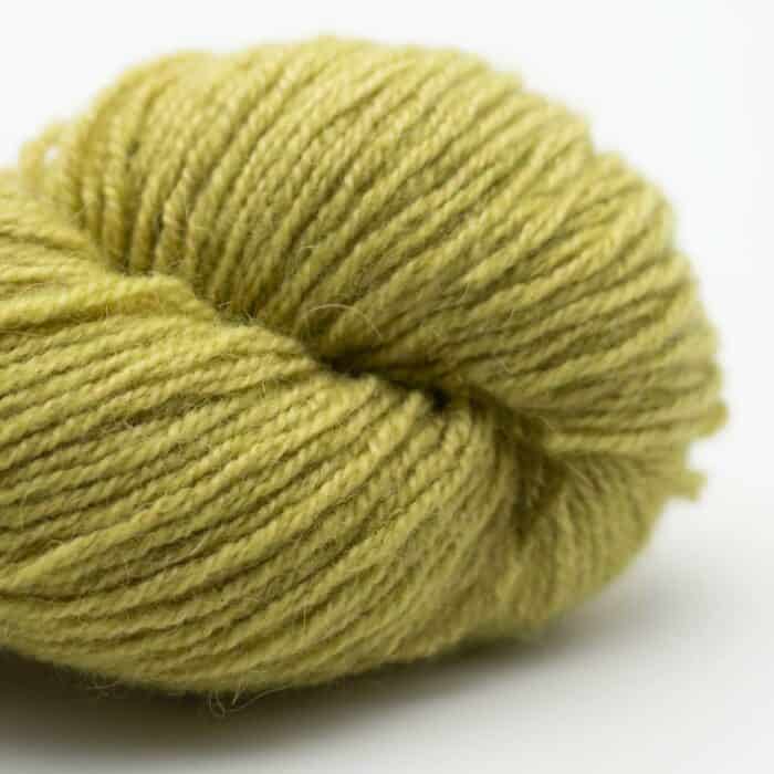 Dry Desert Camel 4-ply handgesponnen grass in the sun (light green) - Nomadnoos