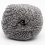 Eco Cashmere Fingering Stahlgrau meliert - Kremke Soul Wool