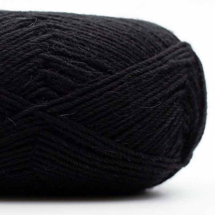 Edelweiss ALPAKA 4fach 25g Schwarz - Kremke Soul Wool