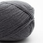 Edelweiss CLASSIC 4fach 100g non-superwash Dunkelgrau - Kremke Soul Wool