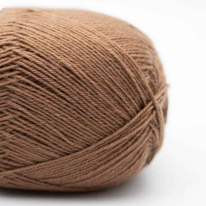 Edelweiss CLASSIC 4fach 100g non-superwash Walnuss Braun - Kremke Soul Wool