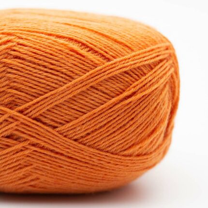 Edelweiss CLASSIC 4fach  non-superwash Warmes Orange - Kremke Soul Wool