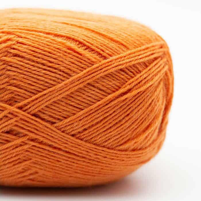 Edelweiss CLASSIC 4fach  non-superwash Warmes Orange - Kremke Soul Wool