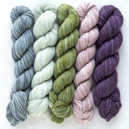 Fino Minis Strickset für Schal & Loop handgefärbt Lydia - Manos del Uruguay