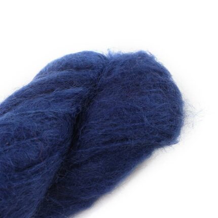 Fluffy Mohair solids handgefärbt 36-Indigo - Cowgirl Blues