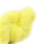 Fluffy Mohair solids handgefärbt 43-Lemon - Cowgirl Blues