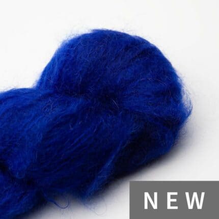 Fluffy Mohair solids handgefärbt Cobalt - Cowgirl Blues