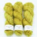 Fluffy Mohair solids handgefärbt Karoo gold - Cowgirl Blues