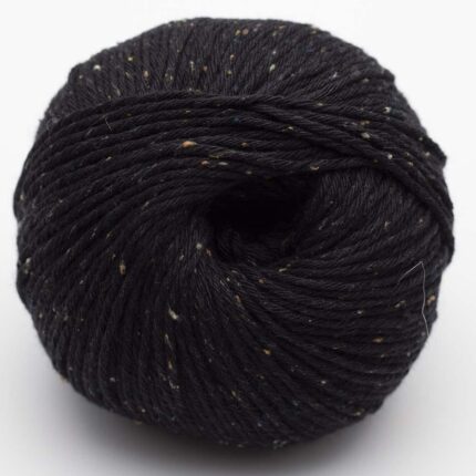 Gossypium Cotton TWEED Pitch Black - Erika Knight