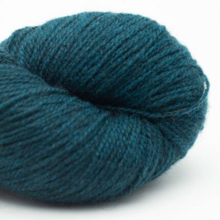 High Mountain Yak 2-ply light fingering handgesponnen don't tell your secret wish (blueish green) - Nomadnoos