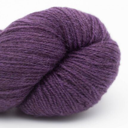 High Mountain Yak 2-ply light fingering handgesponnen Leonardo Models (dark purple) - Nomadnoos