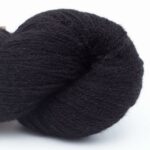 High Mountain Yak 2-ply light fingering handgesponnen no stars this evening (black) - Nomadnoos