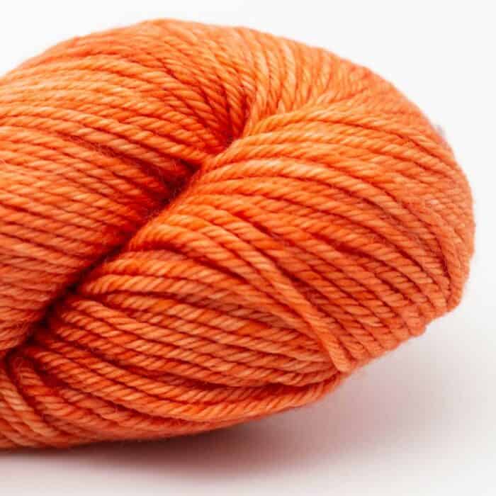 Merino DK solids 100g handgefärbt Carrot Juice - Cowgirl Blues