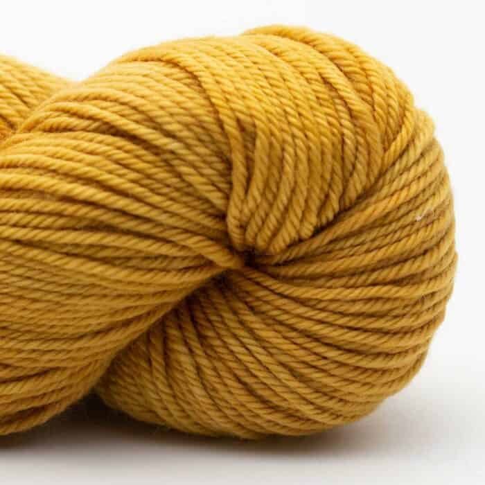 Merino DK solids 100g handgefärbt Mustard - Cowgirl Blues