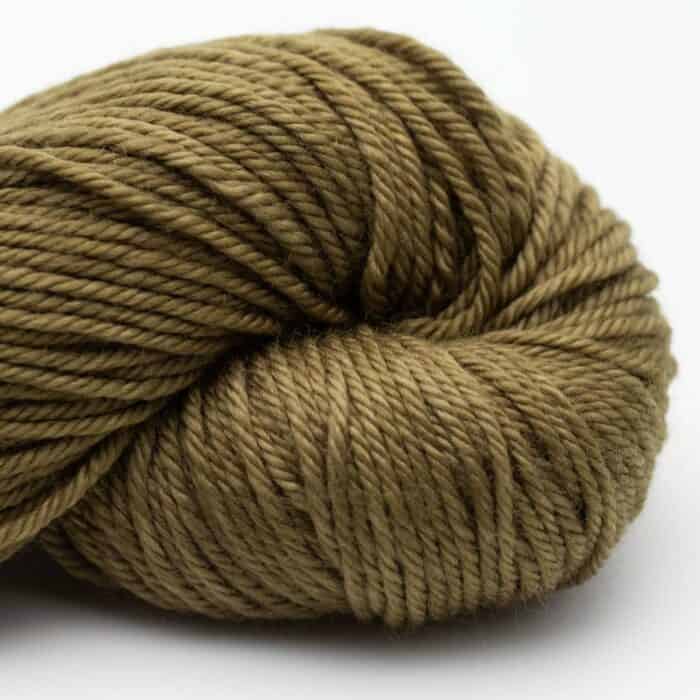 Merino DK solids 100g handgefärbt Olive - Cowgirl Blues