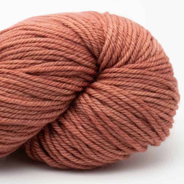 Merino DK solids 100g handgefärbt Terracotta - Cowgirl Blues